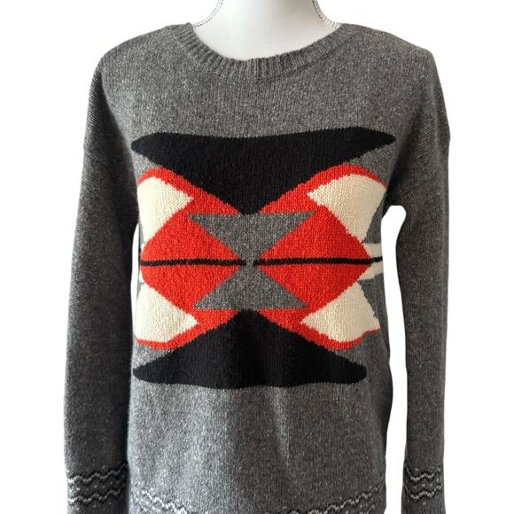 Autumn Cashmere Cashmere Graphic Print Sweater Size XS - Picture 3 of 12